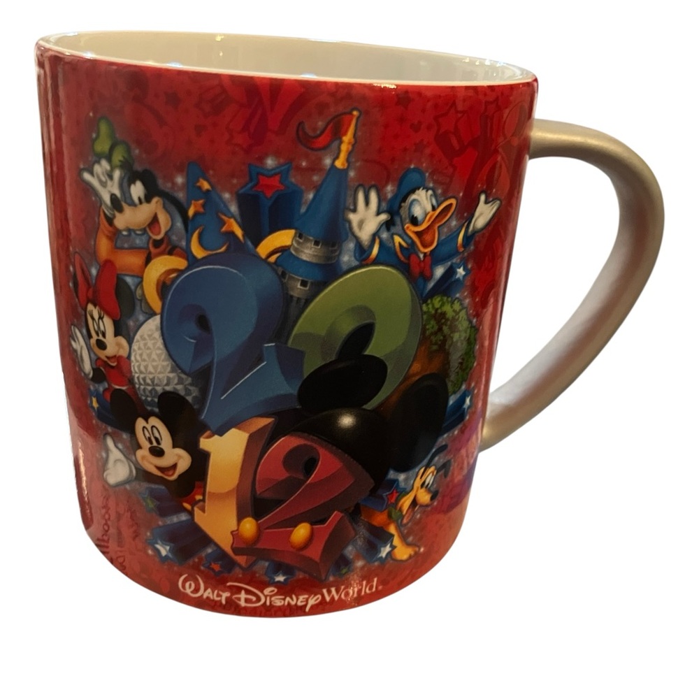 Disney Red Mug with Characters